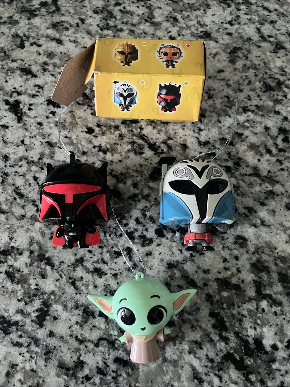 Hallmark Star Wars The Mandalirian Mystery Ornament Bundle - New Without Boxes